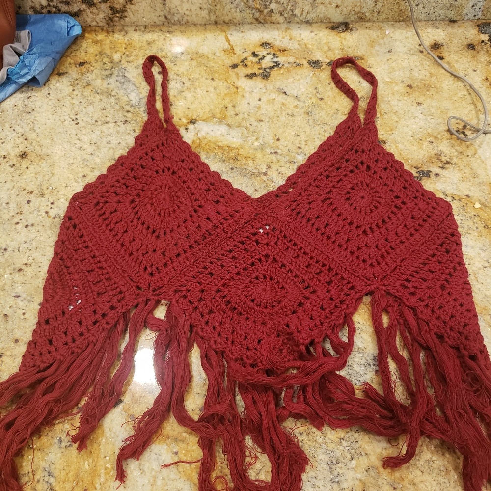 (2/$20)Crochet crop top